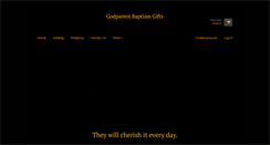 Desktop Screenshot of godparentbaptismgifts.com